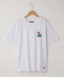SALTS（ソルツ） サーフベアー刺しゅうTシャツ