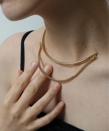 emesuelee（エメスーリー）の「メタルデザインチョーカー（チョーカー）」