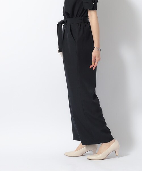 DRESKIP(ドレスキップ)の「◆【セットアップ可/イージーケア】麻調共紐ベルト付 ワイドパンツ(その他パンツ・レディース・サックスブルー/カーキ/ネイビー・03/04/02)」の20枚目の写真