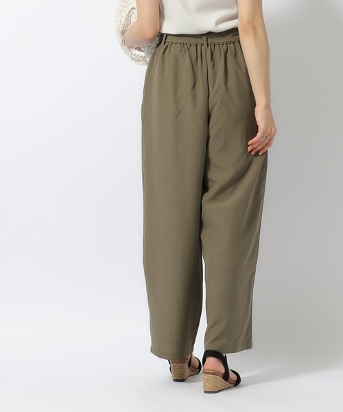 DRESKIP(ドレスキップ)の「◆【セットアップ可/イージーケア】麻調共紐ベルト付 ワイドパンツ(その他パンツ・レディース・サックスブルー/カーキ/ネイビー・03/04/02)」の17枚目の写真