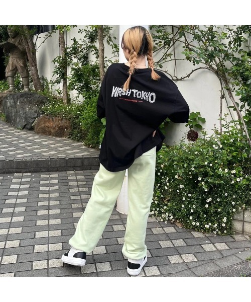 KIRSH(キルシー)の「【東京限定】KIRSH X TOKYO HAND LOGO T-SHIRT ハンドロゴ Tシャツ(Tシャツ/カットソー・レディース・ブラック/グリーン/ホワイト・ONE SIZE)」の18枚目の写真