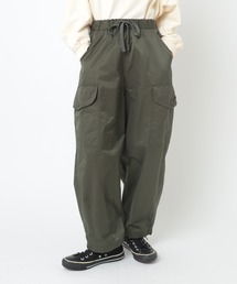 R4235 コットンナイロンのプルオンカーゴパンツ