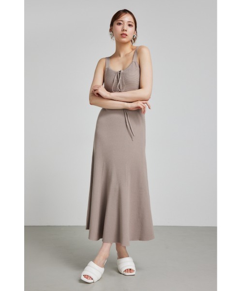 セール】バストギャザーホルターマーメイドワンピース（ワンピース