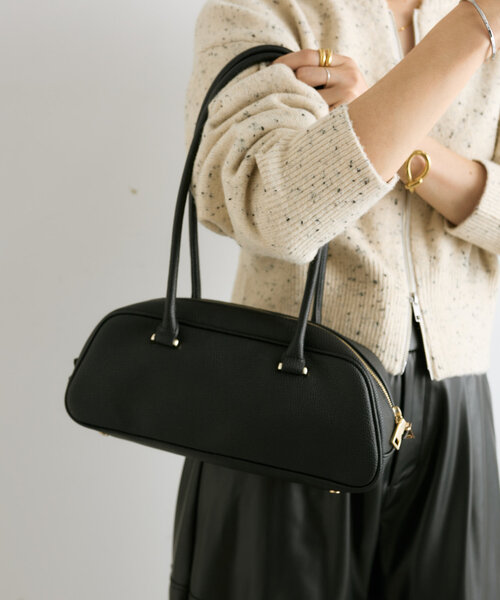 RIVE DROITE（リヴドロワ）の「【キレイめにもカジュアルにも】テリーヌショルダーバッグ（ショルダーバッグ・レディース・ダークブラウン/ブラック・FREE）」の18枚目の写真