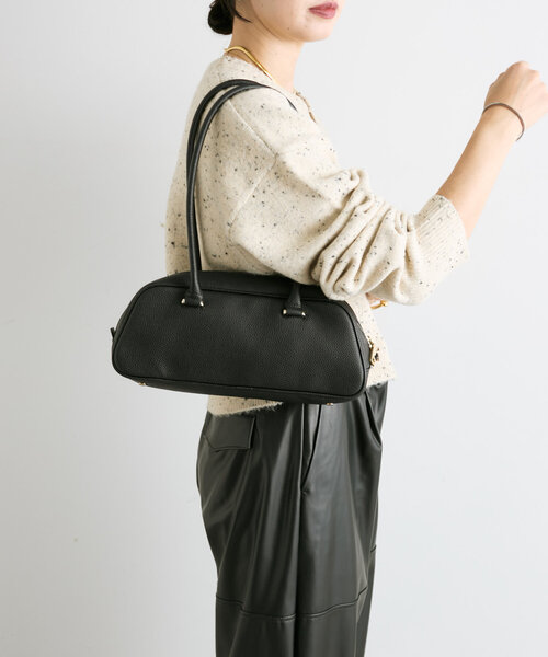 RIVE DROITE（リヴドロワ）の「【キレイめにもカジュアルにも】テリーヌショルダーバッグ（ショルダーバッグ・レディース・ダークブラウン/ブラック・FREE）」の17枚目の写真