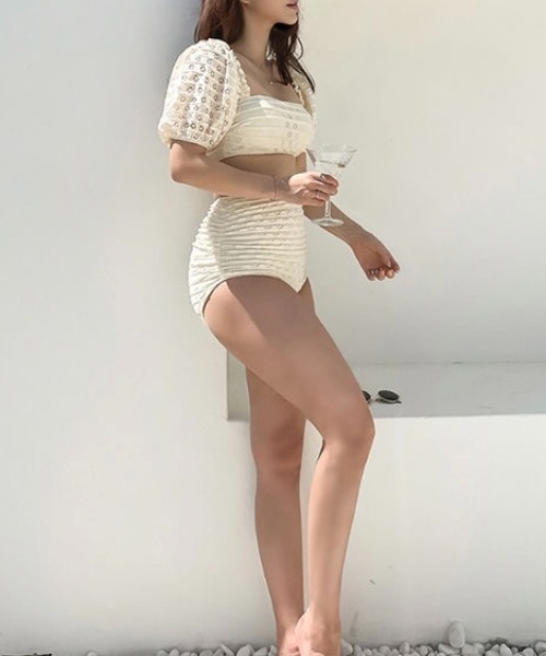 新品　JUN MIKAMI ワンショルダー+ハイウエストボトム　スイムウェア 新品 JUN MIKAMI ワンショルダー+ハイウエストボトム スイムウェア