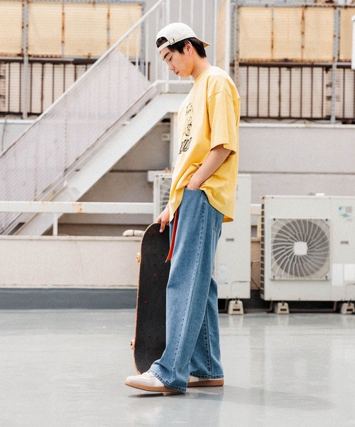 niko and...（ニコアンド）の「アニマルプリントTシャツ（Tシャツ/カットソー・メンズ・イエロー/チャコール/グリーン/ライトグレー・MEDIUM/LARGE）」の15枚目の写真