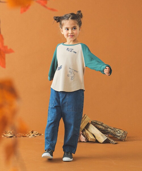 B:MING by BEAMS（ビーミングバイビームス）の「サーマル ラグラン ロングスリーブ Tシャツ（110～140cm）（Tシャツ/カットソー・キッズ・イエロー/グリーン・120/110/100/140/130）」の10枚目の写真