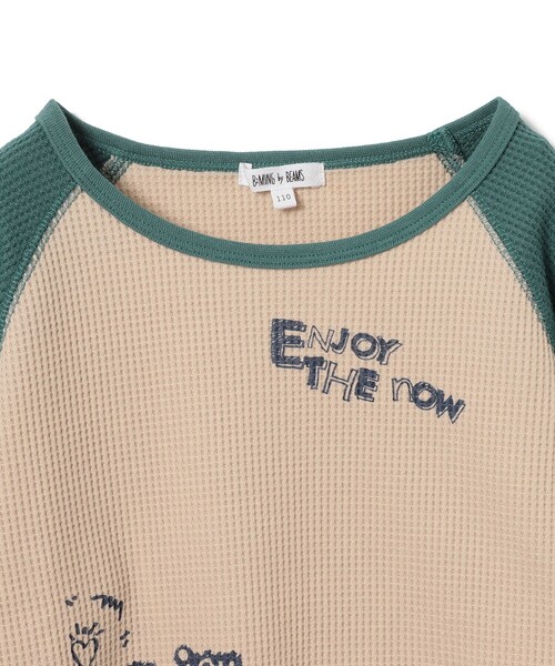 B:MING by BEAMS（ビーミングバイビームス）の「サーマル ラグラン ロングスリーブ Tシャツ（110～140cm）（Tシャツ/カットソー・キッズ・イエロー/グリーン・120/110/100/140/130）」の14枚目の写真