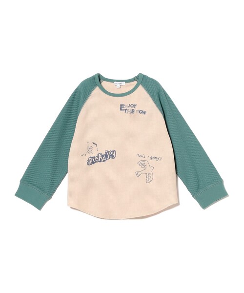 B:MING by BEAMS（ビーミングバイビームス）の「サーマル ラグラン ロングスリーブ Tシャツ（110～140cm）（Tシャツ/カットソー・キッズ・イエロー/グリーン・120/110/100/140/130）」の21枚目の写真