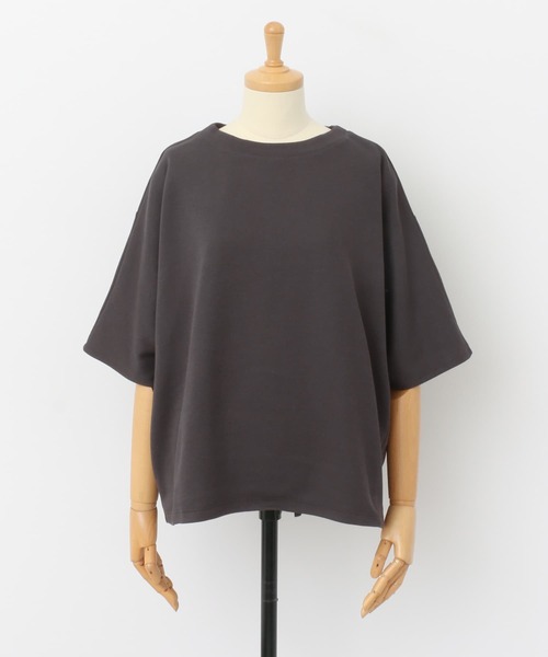 URBAN RESEARCH ROSSO WOMEN(アーバンリサーチ ロッソ)の「バックコクーンプルオーバー(Tシャツ/カットソー・レディース・チャコールグレー/オレンジ/オフホワイト・FREE)」の14枚目の写真