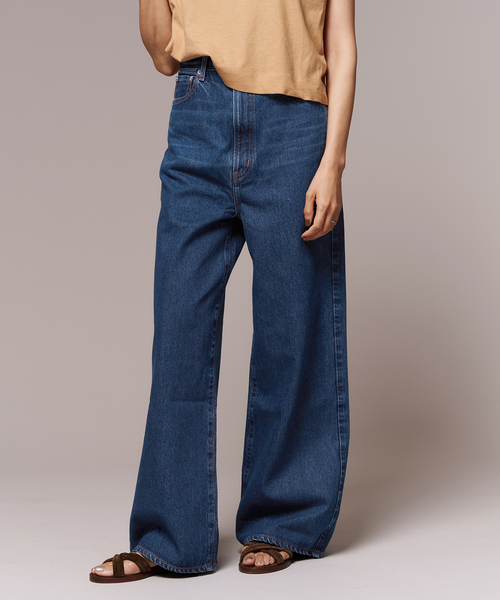 IENA LA BOUCLE（イエナラブークル）の「NEEDBY heritage/ニードバイヘリテージ KYLIE KOJIMA DK BLUE N1C101337KDB（デニムパンツ・レディース・ライトブルー・26/25/24/23）」の11枚目の写真