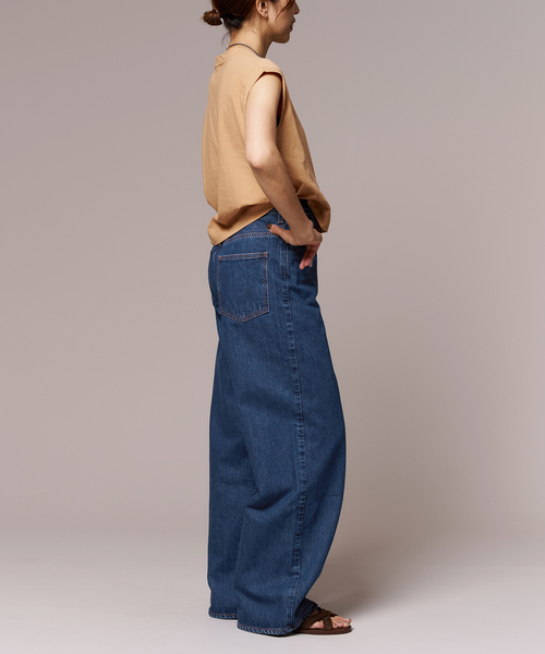 IENA LA BOUCLE（イエナラブークル）の「NEEDBY heritage/ニードバイヘリテージ KYLIE KOJIMA DK BLUE N1C101337KDB（デニムパンツ・レディース・ライトブルー・26/25/24/23）」の16枚目の写真