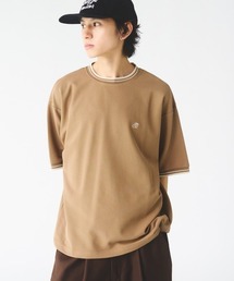 鹿の子ワンポイント刺繍Tシャツ