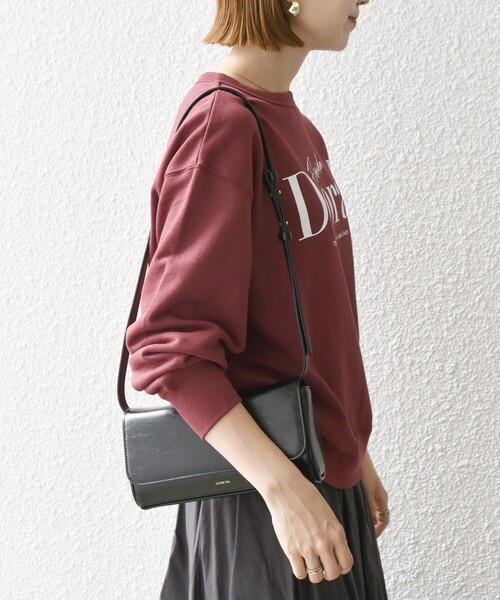 SHIPS any(シップス エニィ)の「【SHIPS any別注】THE KNiTS:〈洗濯機可能〉ロゴ クルーネック スウェット(スウェット・レディース・グレー/ナチュラル/ワインレッド・ONE SIZE)」の21枚目の写真