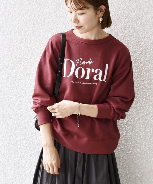 セール】【SHIPS any別注】THE KNiTS:〈洗濯機可能〉ロゴ クルー