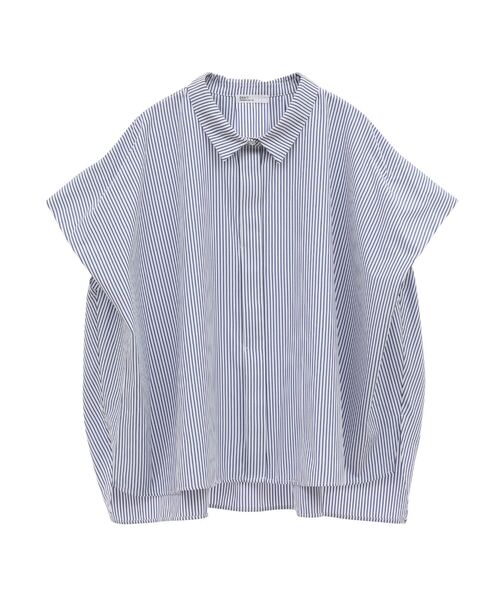 CRAFT STANDARD BOUTIQUE(クラフトスタンダードブティック)の「ステンサイドソリッドストライプブラウス②(シャツ/ブラウス・レディース・ブルー系その他6・FREE)」の22枚目の写真