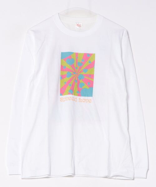 NO WAY(ノーウェイ)の「/Spread Love/オリジナルプリント L/S T(Tシャツ/カットソー・レディース・ブラック/ホワイト・LARGE/MEDIUM/SMALL)」の2枚目の写真