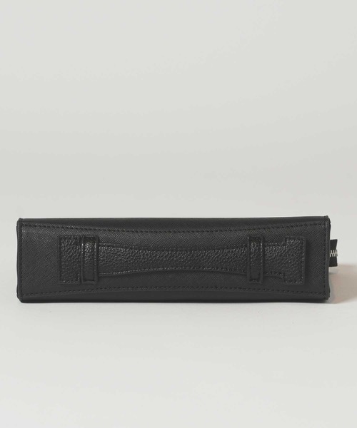 UNION STATION（ユニオンステーション）の「フェイクレザー サフィアーノ クラッチ バッグ（クラッチバッグ・メンズ・ネイビー/ブラック・FREE）」の20枚目の写真