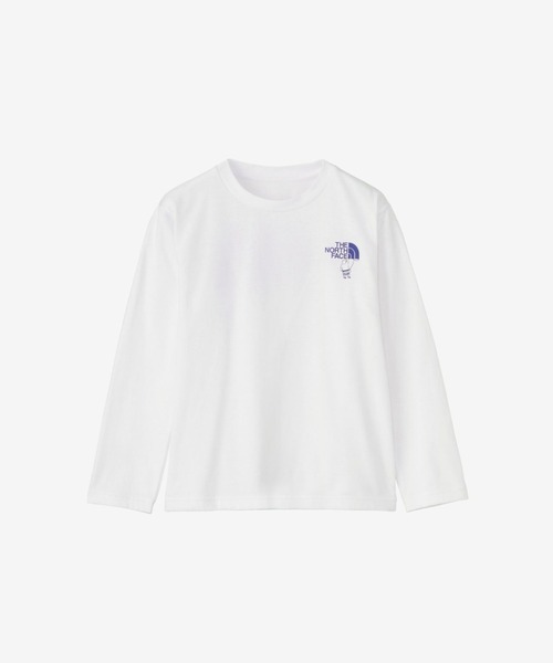 THE NORTH FACE（ザノースフェイス）の「THE NORTH FACE Kids L/S Shiretoko Toko Tee NTJ82332ST（Tシャツ/カットソー・キッズ・ホワイト/ブラック/オレンジ・120/140/100/110/130）」の9枚目の写真