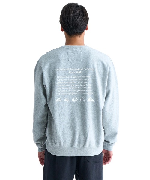 【セール】QS HISTORY CREW SWEA/クイックシルバースウェットトレーナー(スウェット)|Quiksilver(クイックシルバー)