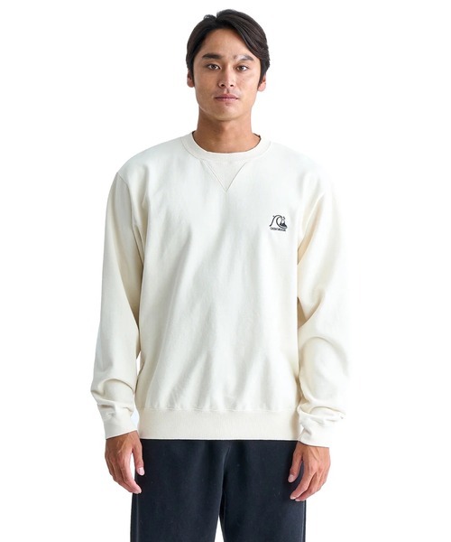 Quiksilver(クイックシルバー)の「QS HISTORY CREW SWEA/クイックシルバースウェットトレーナー(スウェット・メンズ・ブラック/アイボリー/グレー・LARGE/MEDIUM/SMALL/X-LARGE)」の4枚目の写真