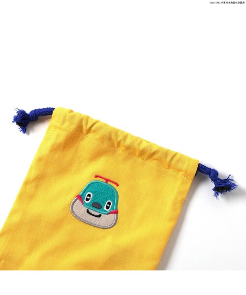 Ampersand（アンパサンド）の「【とれたんず】巾着3点セット（ポーチ・キッズ・ブルー/イエロー・FREE）」の6枚目の写真