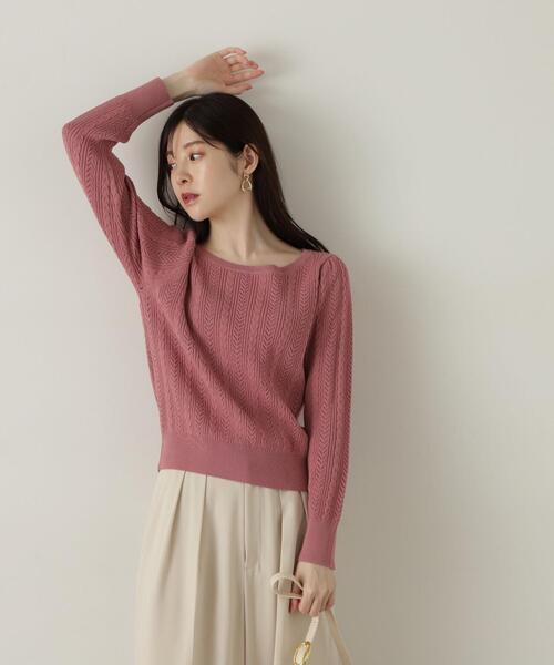 【セール】ミニケーブルニット / 1214270906（ニット/セーター）｜PROPORTION BODY DRESSING（プロポーションボディドレッシング）