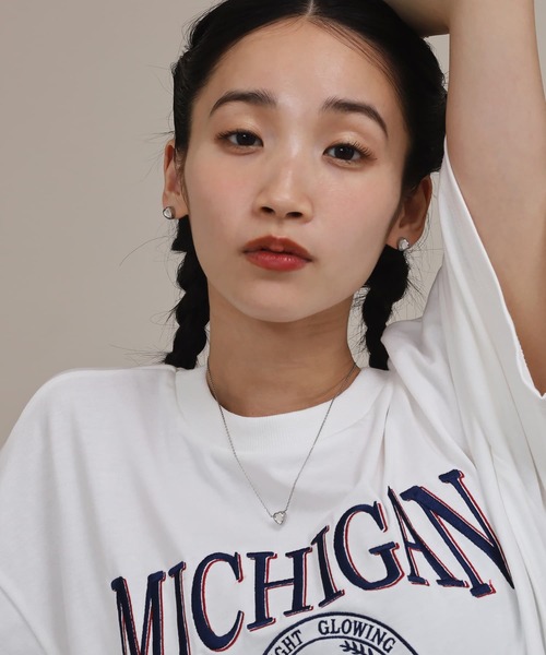 LHME（エルエイチエムイー）の「【WEB限定】“Moment”ハートストーンネックレス/クリア/サージカルステンレス（金属アレルギー対応）【LHME / エルエイチエムイー】（ネックレス・レディース・シルバー/ゴールド・45cm）」の18枚目の写真