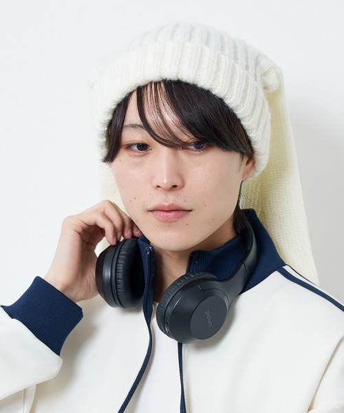 WEGO（ウィゴー）の「WEGO/ウサミミニットキャップ（ニットキャップ/ビーニー・レディース・オフホワイト/ブラック・FREE）」の9枚目の写真