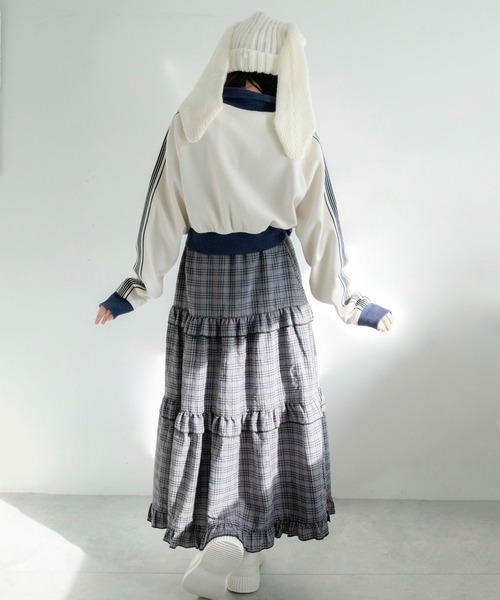 WEGO（ウィゴー）の「WEGO/ウサミミニットキャップ（ニットキャップ/ビーニー・レディース・オフホワイト/ブラック・FREE）」の18枚目の写真