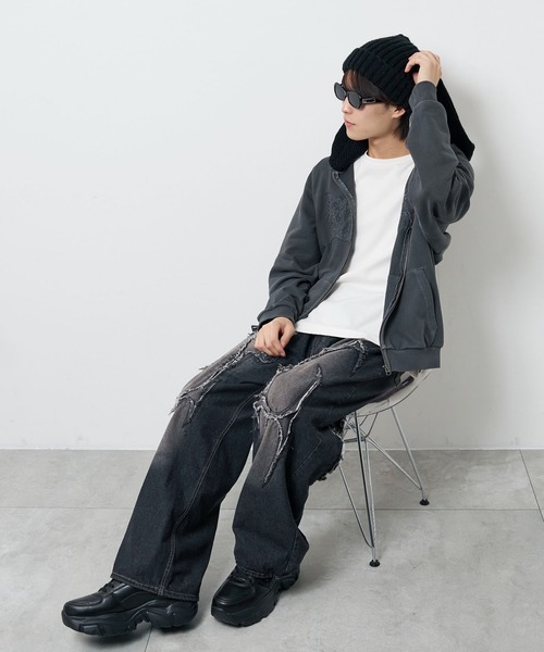 WEGO（ウィゴー）の「WEGO/ウサミミニットキャップ（ニットキャップ/ビーニー・レディース・オフホワイト/ブラック・FREE）」の15枚目の写真