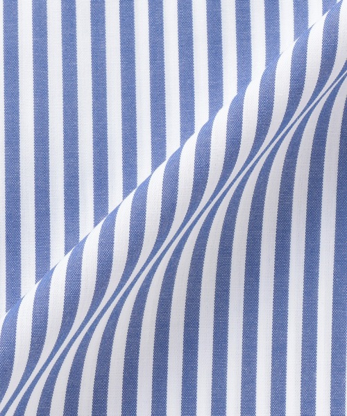 TOKYO SHIRTS(トウキョウシャツ)の「形態安定ノーアイロン カラーテープ ホリゾンタルワイド 長袖カジュアルシャツ(シャツ/ブラウス・メンズ・ブルー・L/LL/M)」の5枚目の写真