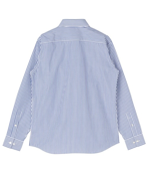 TOKYO SHIRTS(トウキョウシャツ)の「形態安定ノーアイロン カラーテープ ホリゾンタルワイド 長袖カジュアルシャツ(シャツ/ブラウス・メンズ・ブルー・L/LL/M)」の2枚目の写真