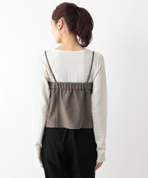 3091　こちらは専用です セール】MATINEE LINE/お手入れらくらくSET UPビスチェ/140476（ベスト