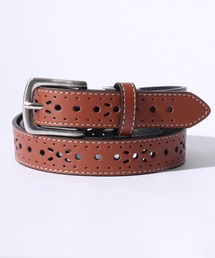 SOMETHING（サムシング）の「【SOMETHING】25mm パンチングレザーベルト（ベルト）」