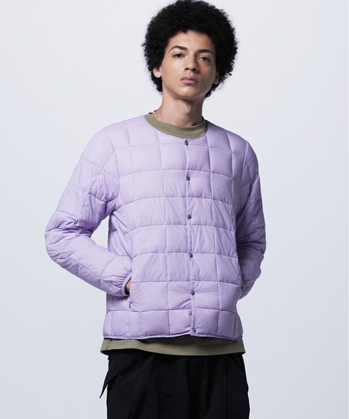 【TAION(タイオン)】〈メンズ〉ベーシック クルーネックボタン インナーダウンジャケット（ダウンジャケット/コート）｜TAION（タイオン） 6,653円