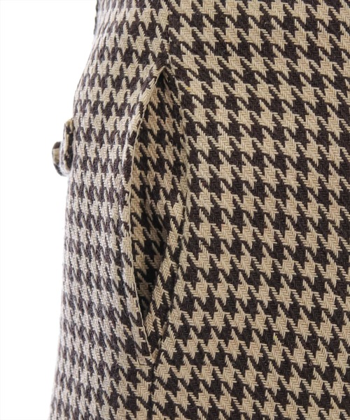 clear（クリア）の「千鳥柄ハイウエストショートパンツ≪2024AW新作≫（その他パンツ・レディース・ブラウン/ブラック・S/M）」の11枚目の写真