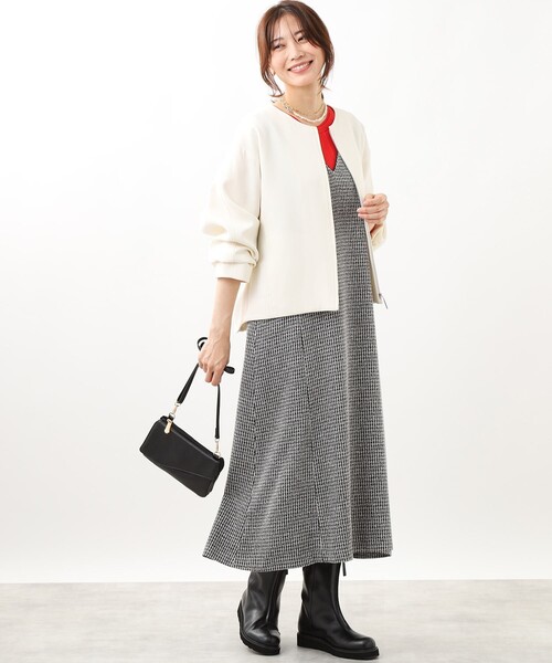 【セール】【至福の履き心地／トレンドアイテム】フロントジップブーツ（ブーツ）｜Reflect（リフレクト）