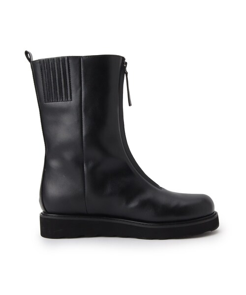 【セール】【至福の履き心地／トレンドアイテム】フロントジップブーツ（ブーツ）｜Reflect（リフレクト）
