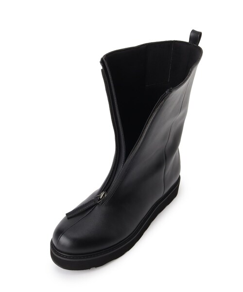 【セール】【至福の履き心地／トレンドアイテム】フロントジップブーツ（ブーツ）｜Reflect（リフレクト）