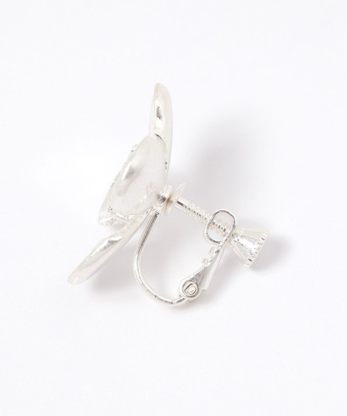 GLOBAL WORK（グローバルワーク）の「メタルフラワーイヤリング/145134（イヤリング・レディース・シルバー/ゴールド・ONE SIZE）」の4枚目の写真