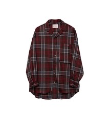 INTERPLAY（インタープレイ）の「【INTERPLAY】Open Collar Over Size Shirt 【2：Check】 (UINISEX)（シャツ/ブラウス）」