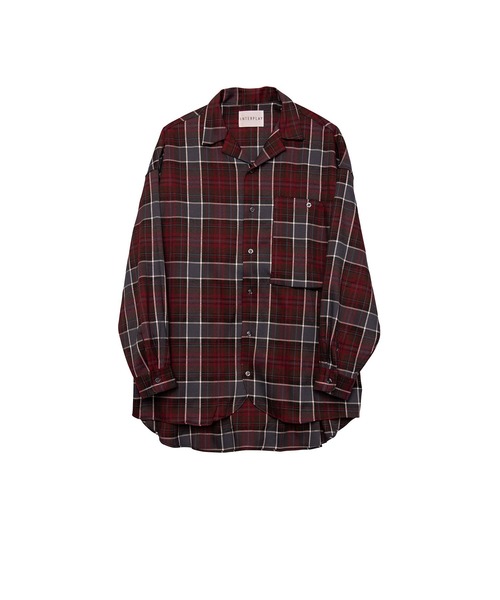 INTERPLAY（インタープレイ）の「【INTERPLAY】Open Collar Over Size Shirt 【2：Check】 (UINISEX)（シャツ/ブラウス・メンズ・その他5/その他2/その他4/その他7・FREE）」の2枚目の写真