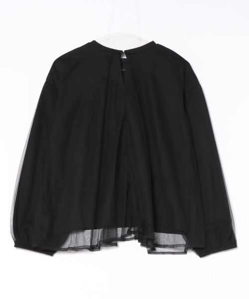 HUIT bouquet(ユイット)の「セレクト チュールドッキング プルオーバー HUIT(Tシャツ/カットソー・レディース・ブラック/グレー/ホワイト・M)」の19枚目の写真