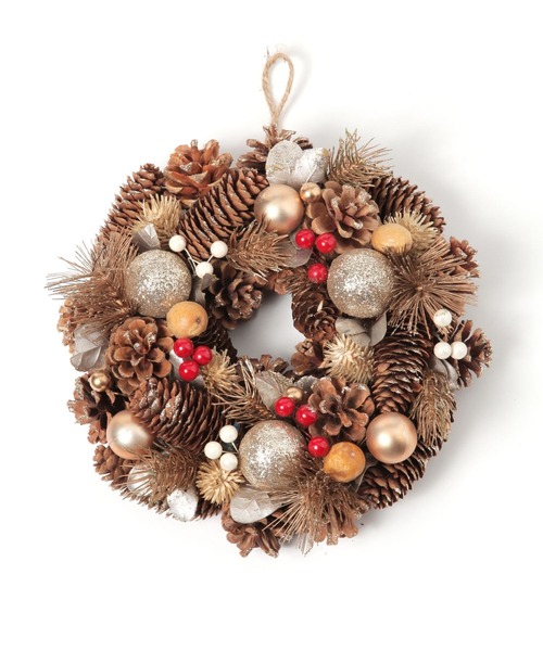 BAYFLOW（ベイフロー）の「[天然素材]クリスマスリース（インテリア雑貨・レディース・レッド/ブラウン/ホワイト/ネイビー/レッド系/ブルー・00）」の16枚目の写真