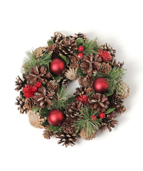 BAYFLOW（ベイフロー）の「[天然素材]クリスマスリース（インテリア雑貨・レディース・レッド/ブラウン/ホワイト/ネイビー/レッド系/ブルー・00）」の15枚目の写真