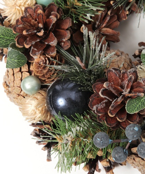 BAYFLOW（ベイフロー）の「[天然素材]クリスマスリース（インテリア雑貨・レディース・レッド/ブラウン/ホワイト/ネイビー/レッド系/ブルー・00）」の21枚目の写真