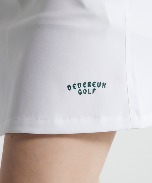 DEVEREUX GOLF（デヴァローゴルフ）の「DVRXLadies Drop Kick Skirt（スカート・レディース・ブラック/ホワイト・SMALL/MEDIUM）」の4枚目の写真