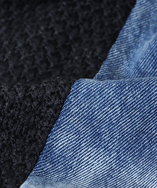 Cepica（セピカ）の「デニムコンビZIPブルゾン　　　＠（カーディガン/ボレロ・レディース・チャコールグレー/ベージュ・FREE）」の8枚目の写真